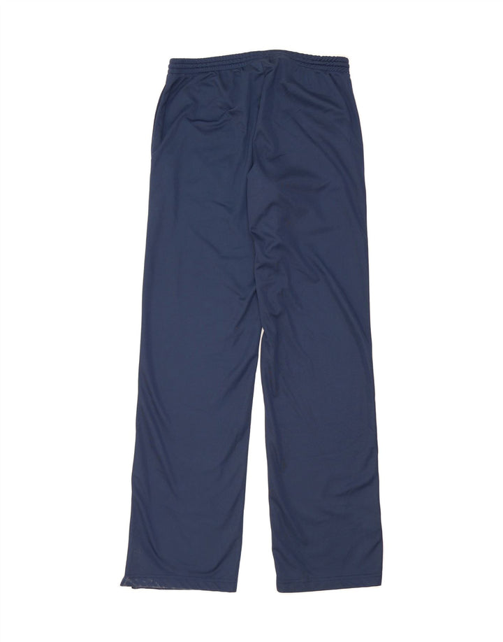 ASICS Womens Tracksuit Trousers UK 14 Large  Navy Blue Polyester Vintage Asics and Second-Hand Asics from Messina Hembry 