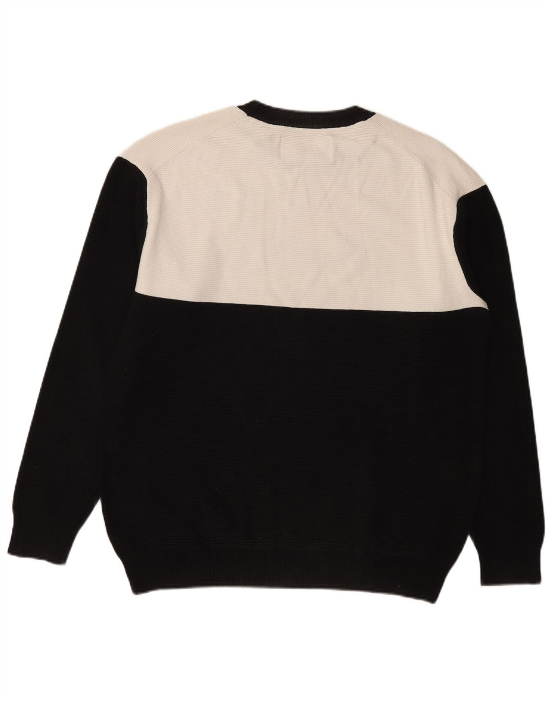 Calvin Klein Jeans Herren-Sweatshirt mit Grafik, groß, Schwarz, Farbblock