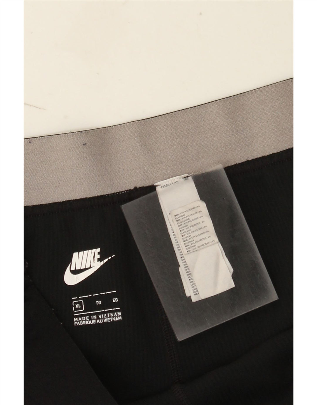 Nike Womens Graphic Leggings UK 18 XL Schwarz Polyester