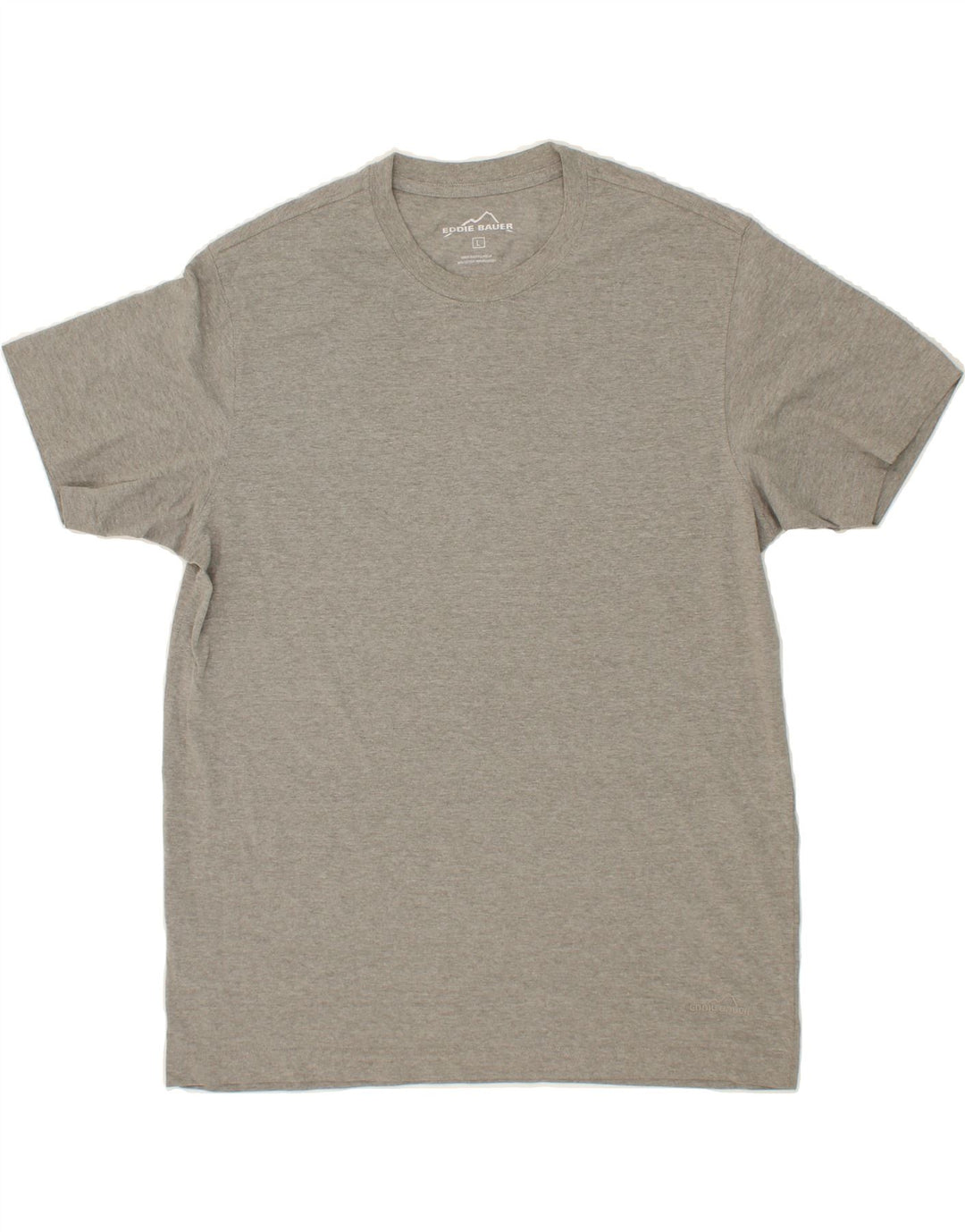 EDDIE BAUER Mens T-Shirt Top Large Grey Cotton Vintage Eddie Bauer and Second-Hand Eddie Bauer from Messina Hembry 