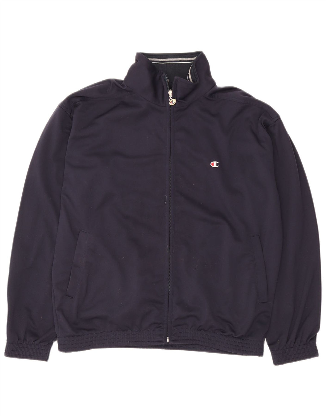 Champion Herren-Trainingsanzug mit lockerer Passform, Jacke, Größe S, Marineblau, Polyester