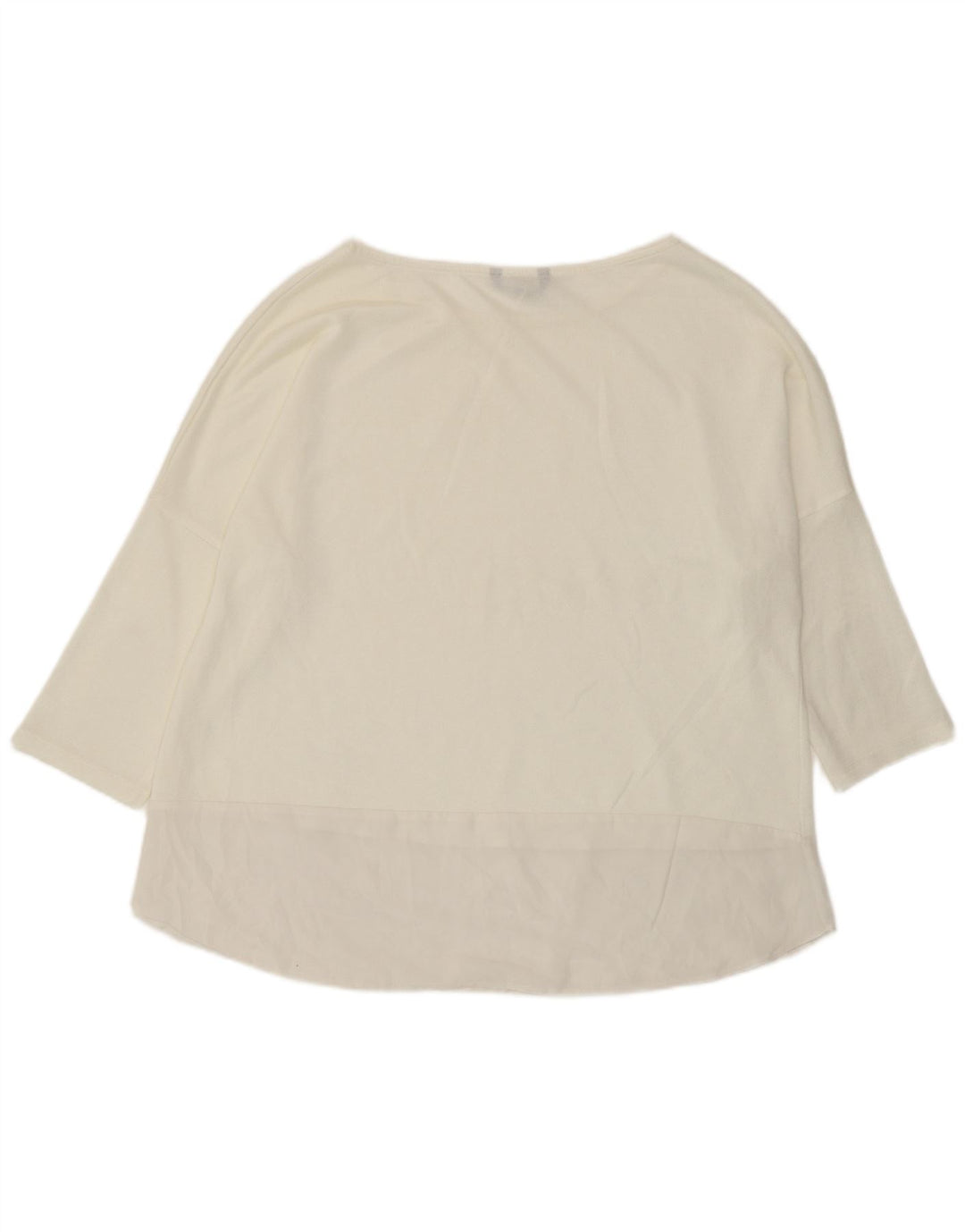 Marks & Spencer Damen Top 3/4 Ärmel UK 18 XL Off White