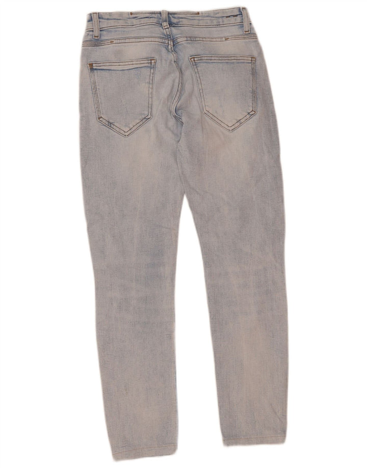 Zara Herren Distressed Slim Jeans EU 38 Small W30 L28 Blau
