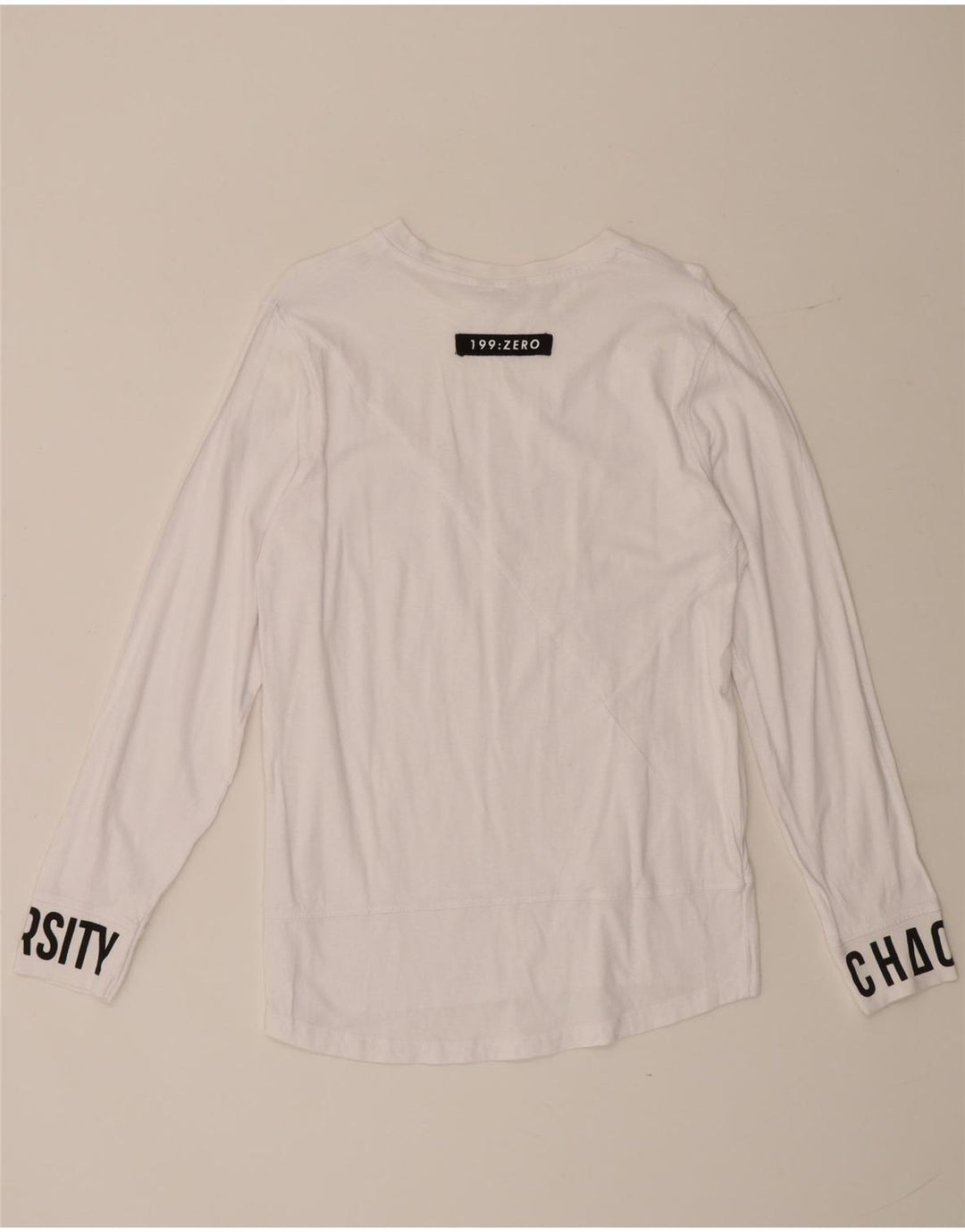 Jack & Jones Herren Grafik-Top, langärmelig, Größe S, Weiß