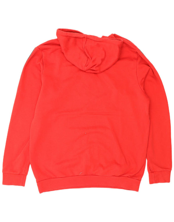 Adidas Herren Graphic Hoodie Pullover XL Rot Baumwolle