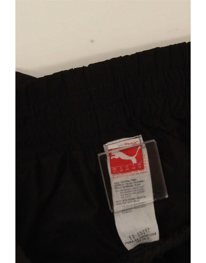 Puma Damen Bermuda Sport Shorts UK 14 Large Schwarz Polyester