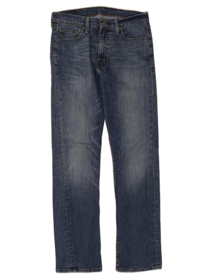LEVI'S Herren Slim Jeans W32 L34 Blaue Baumwolle