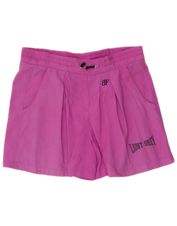 Belfe & Belfe Damen-Badeshorts mit Grafik IT 42 Mittelrosa Nylon