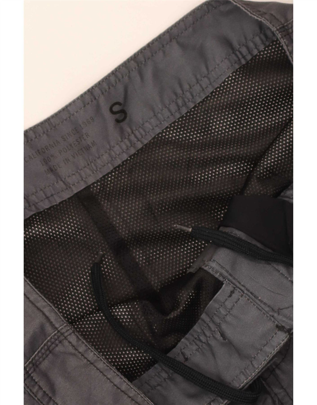 Gap Herren-Cargo-Badeshorts, klein, graues Farbblock-Polyester