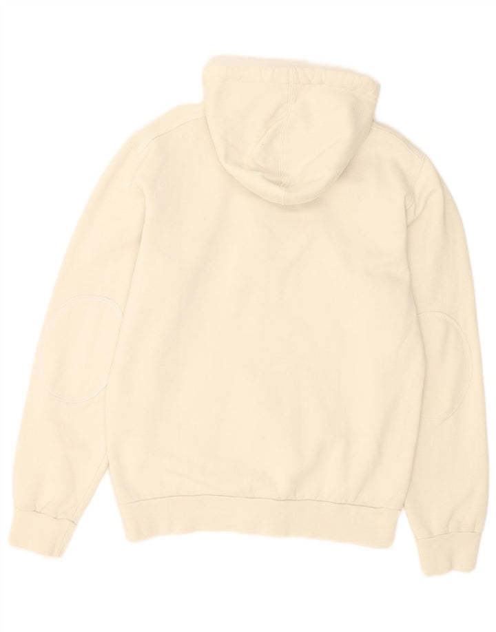 Rifle Herren-Kapuzenpullover mit grafischem Reißverschluss, mittelweiße Baumwolle