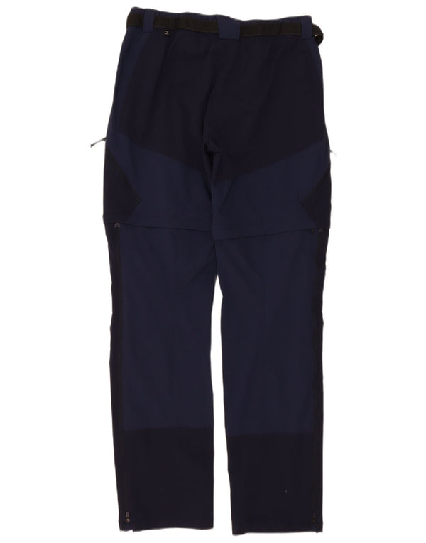 Forclaz Herren gerade Cargohose W32 L31 Marineblau