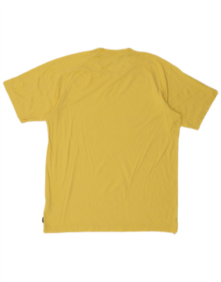 Adidas Herren Grafik T-Shirt Top mittelgelbe Baumwolle