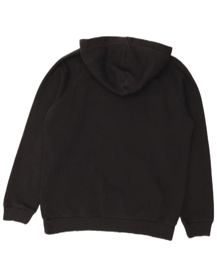 Adidas Herren Graphic Hoodie Pullover Mittelschwarze Baumwolle