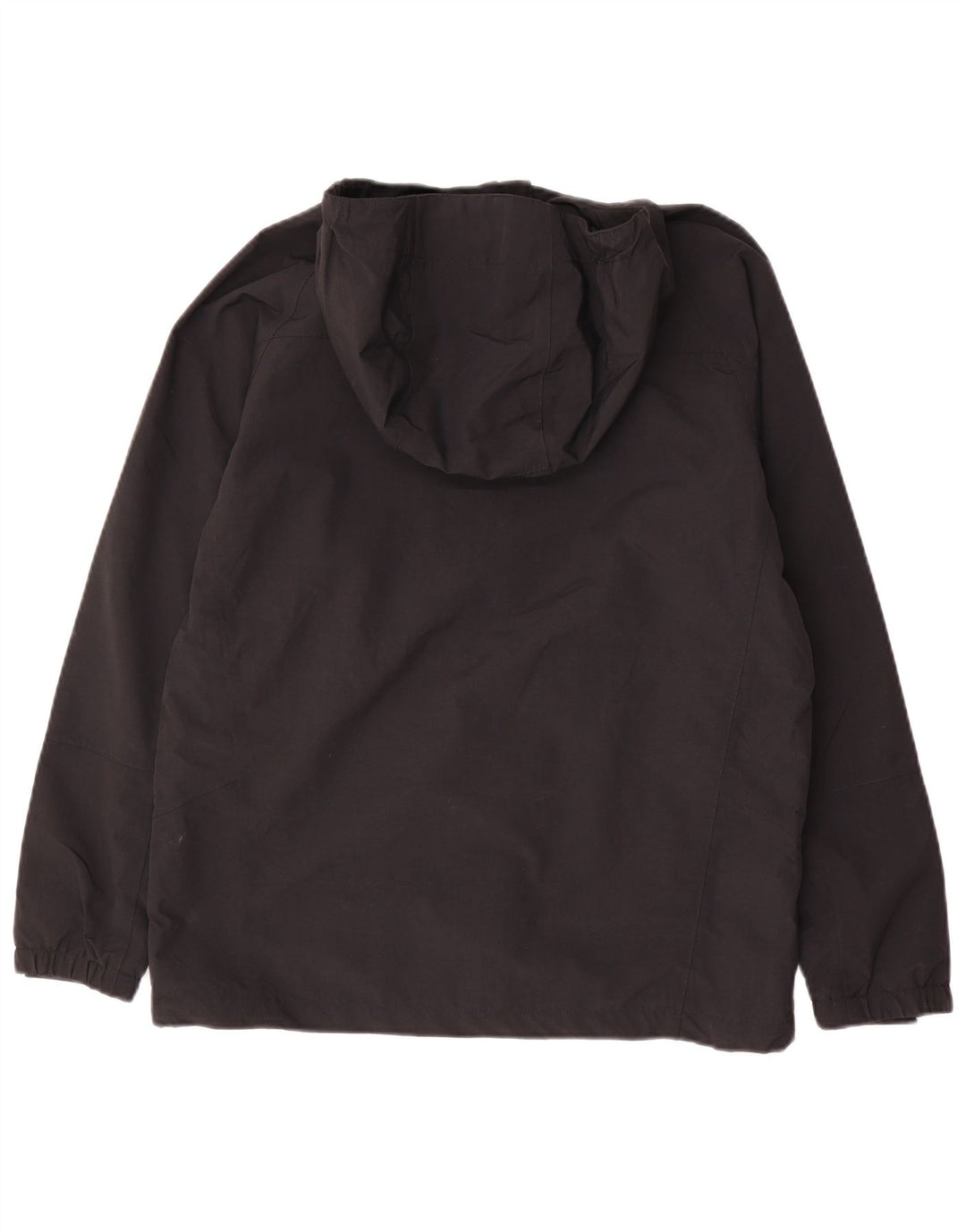 Berghaus Jungen-Regenjacke mit Kapuze, 12–13 Jahre, schwarzes Polyester