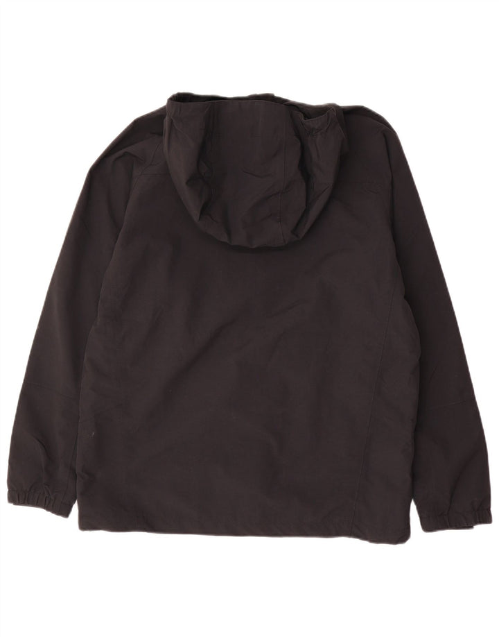 Berghaus Jungen-Regenjacke mit Kapuze, 12–13 Jahre, schwarzes Polyester