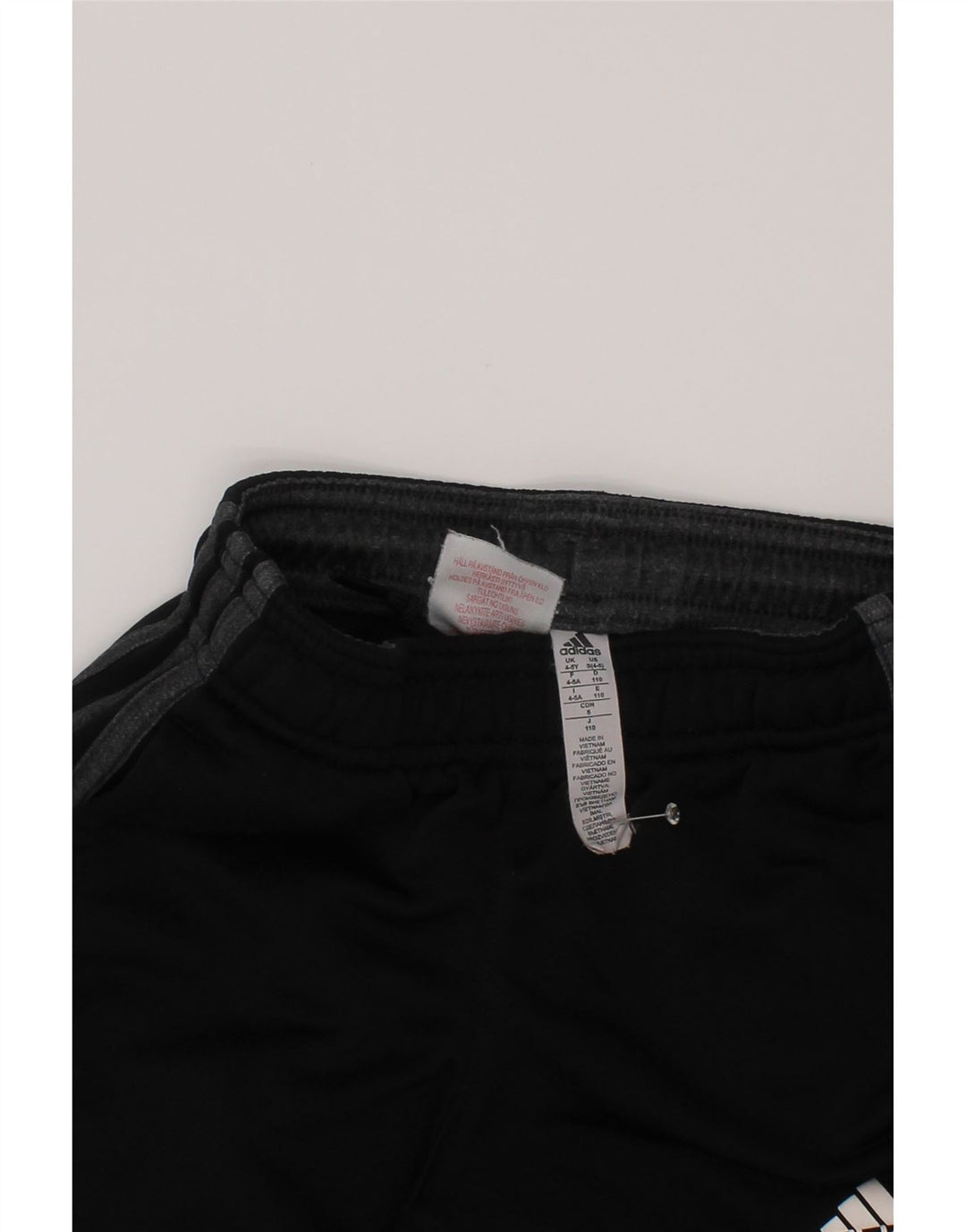 Adidas Jungen Climalite Trainingshose Jogger 4-5 Jahre Schwarz Polyester