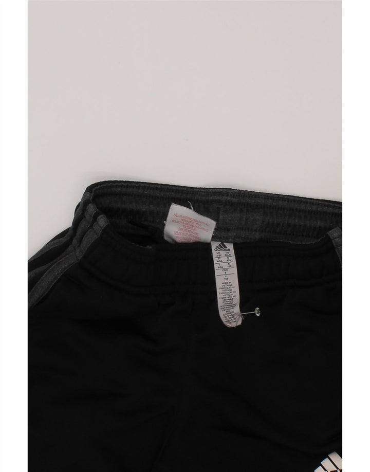 Adidas Jungen Climalite Trainingshose Jogger 4-5 Jahre Schwarz Polyester
