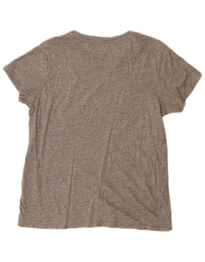 Levi's Damen-T-Shirt mit Grafik, UK 14, Größe L, Grau, Baumwolle
