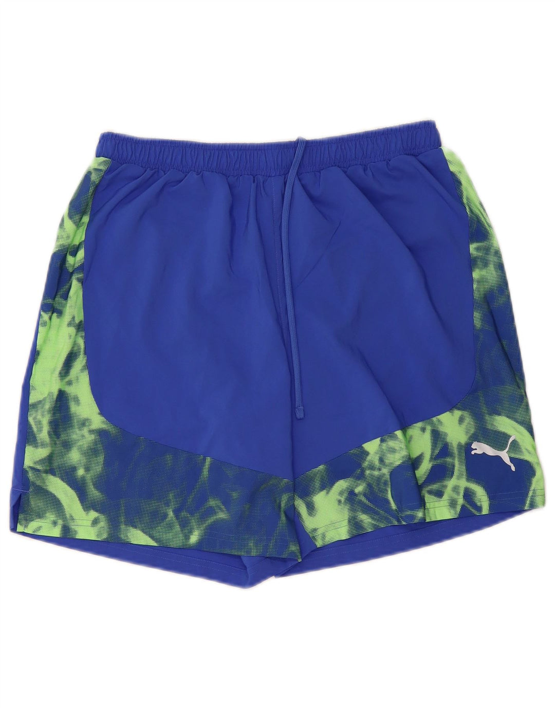 PUMA Herren Sportshorts Mittelblaues Camouflage-Polyester
