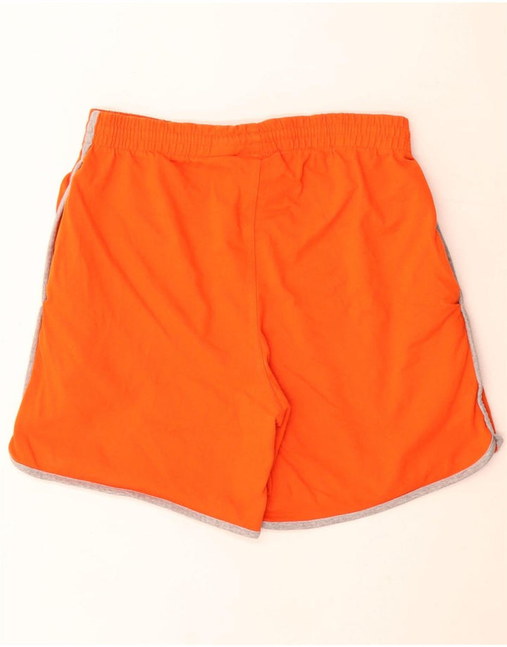 Puma Herren-Sportshorts, groß, Orange, Colourblock-Baumwolle