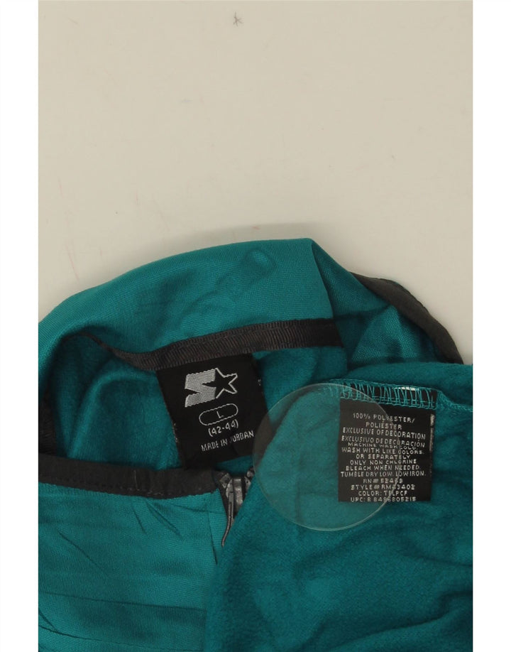 STARTER Herren-Pullover-Trainingsanzugoberteil mit Reißverschluss und Halsausschnitt, UK 42/44, großes blaues Polyester