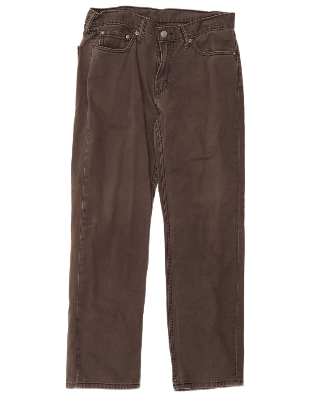 Levi's Herren 514 Straight Jeans W33 L30 Graue Baumwolle