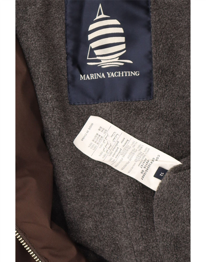 Marina Yachting Herren-Utility-Jacke IT 52 XL Braunes Polyester
