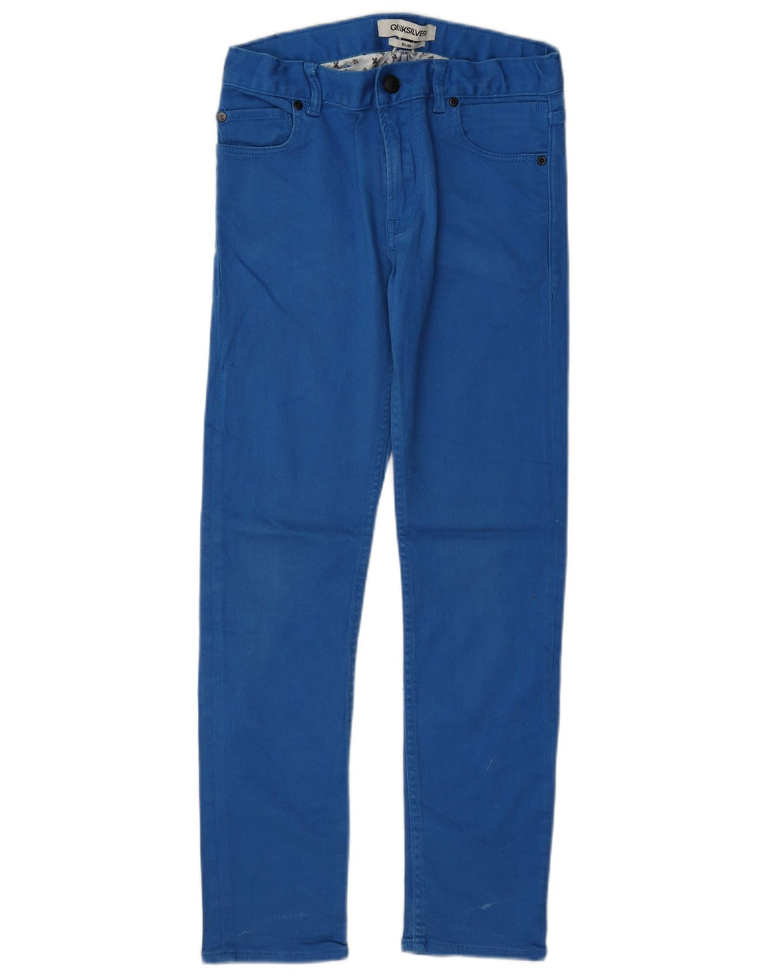 Quiksilver Damen Slim Jeans W28 L29 Blaue Baumwolle