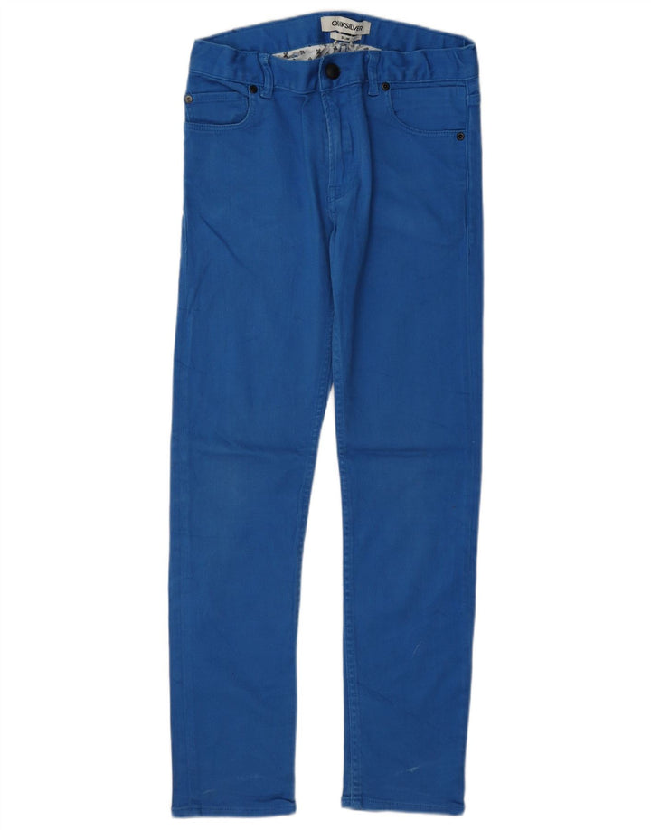 Quiksilver Damen Slim Jeans W28 L29 Blaue Baumwolle