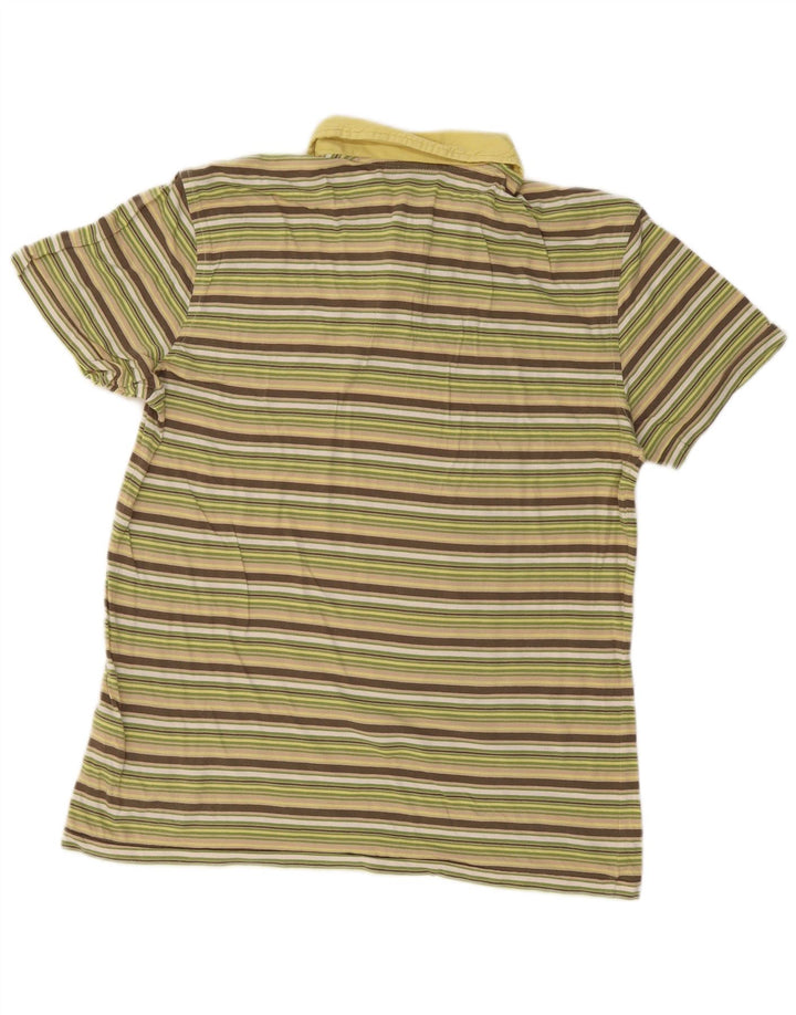 LEE Damen Poloshirt UK 18 XL Mehrfarbig gestreift aus Baumwolle