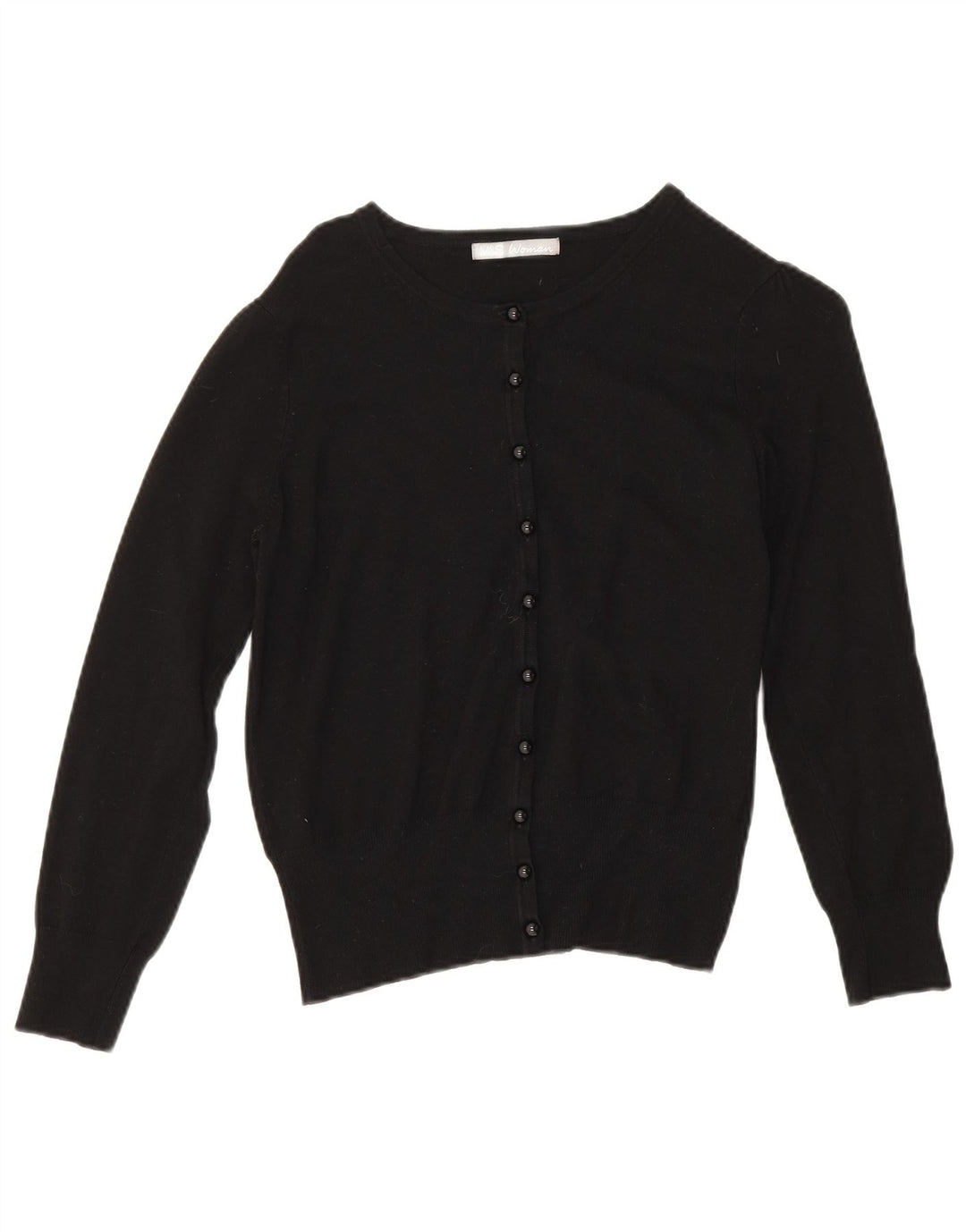 Marks & Spencer Damen-Cardigan-Pullover UK 12 Mittelschwarze Viskose