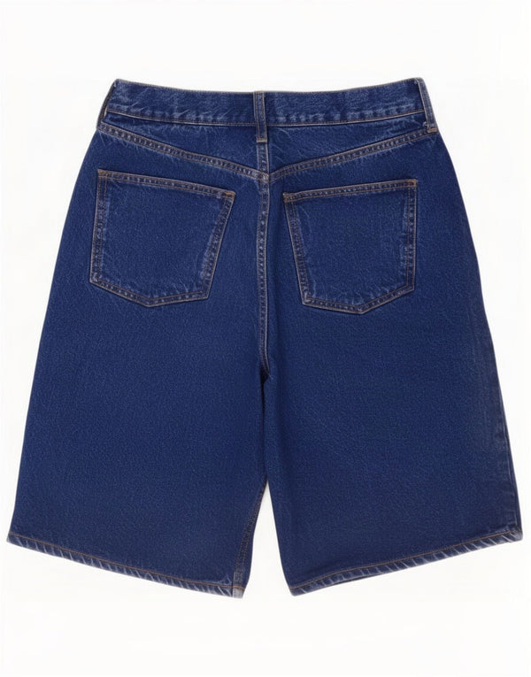 Topshop Damen Jeansshorts UK 10 Small W27 Blaue Baumwolle