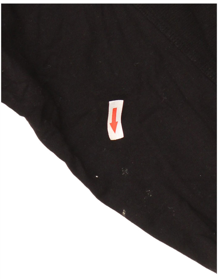 Zara Damen-Sweatshirt mit 3/4-Ärmeln, übergroß, Gr. 14, mittelschwarz