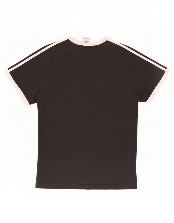 Adidas Herren T-Shirt Top Large Schwarz Baumwolle