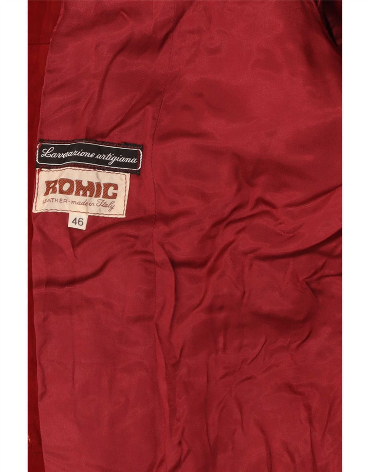 Vintage Damen Lederjacke IT 46 Large Red