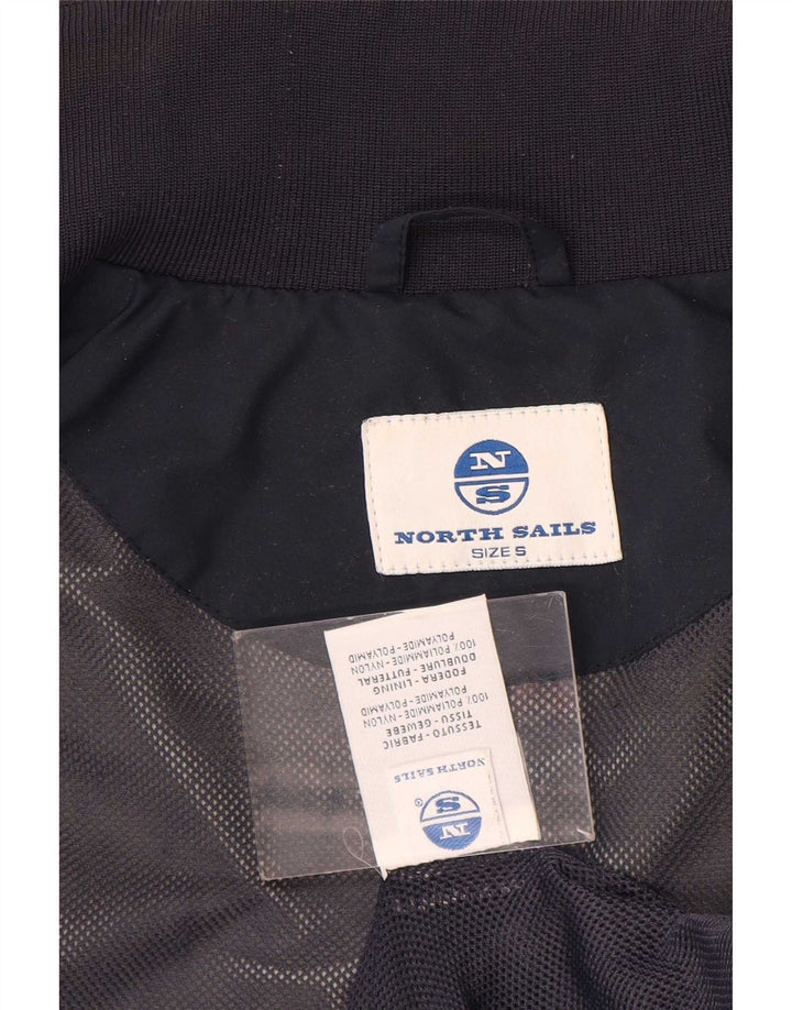 North Sails Herren-Bomberjacke mit Grafik, UK 36, Größe S, marineblaues Nylon