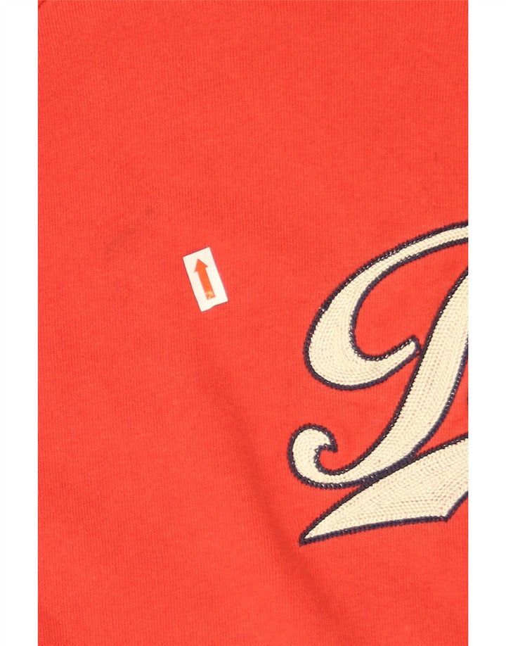 Puma Herren Grafik-Sweatshirt-Pullover aus mittelroter Baumwolle