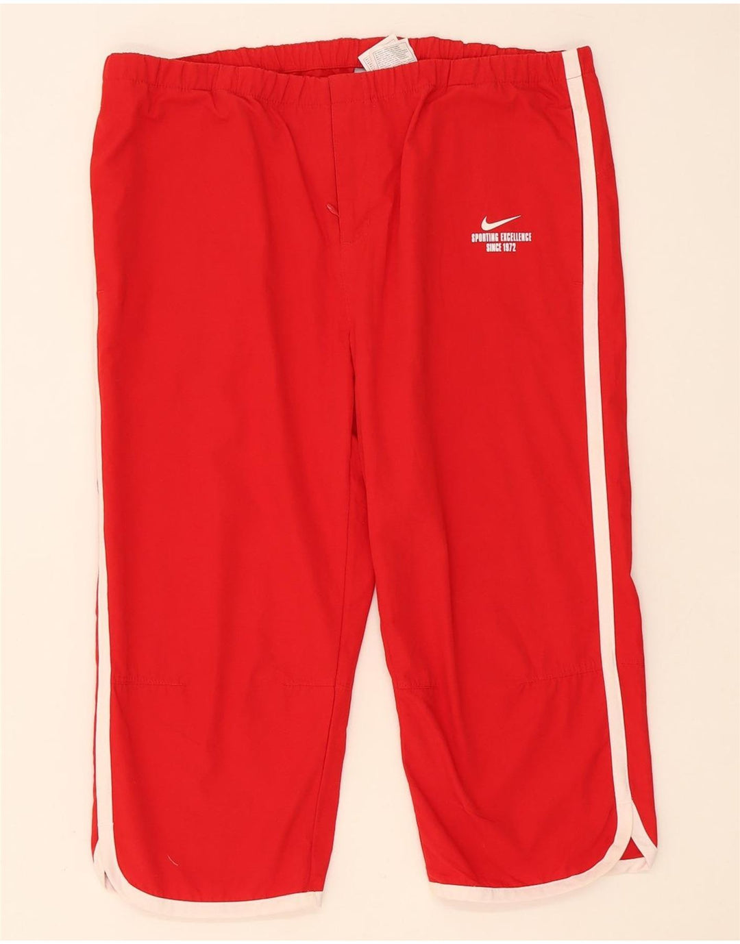 Nike Damen Capri-Trainingshose UK 14/16 Large Rot Polyester