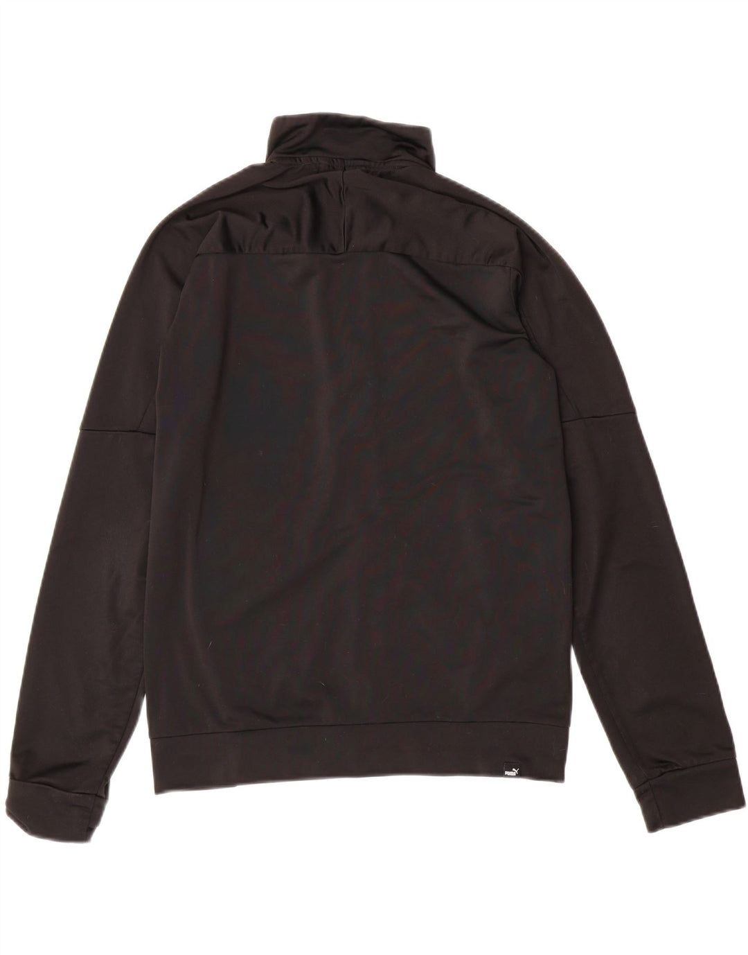 PUMA Boys Graphic Tracksuit Top Jacket 13-14 Years Black Vintage Puma and Second-Hand Puma from Messina Hembry 