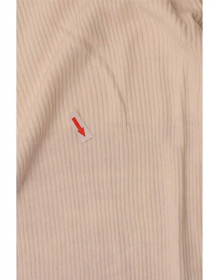 Marks & Spencer Rollkragenpullover für Damen, UK 10, Größe S, weiße Viskose