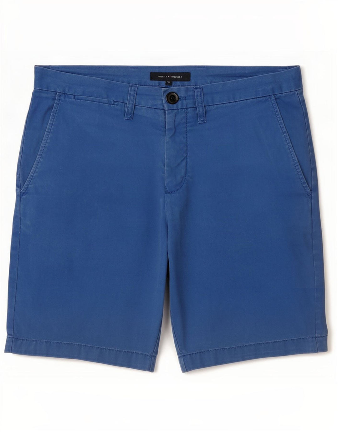 Tommy Hilfiger Herren Chinoshorts W32 mittelblaue Baumwolle