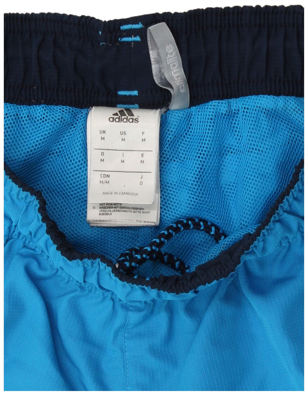 Adidas Herren Climalite Sport Shorts Mittelblaues Colourblock-Polyester