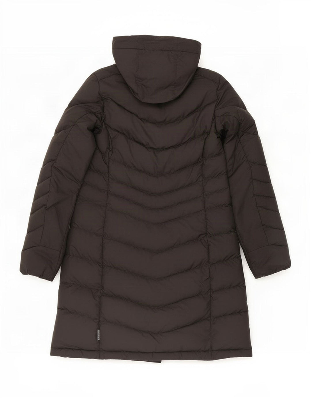 Jack Wolfskin Damen Kapuzenmantel, gepolstert, UK 10/12, mittelschwarz, Polyester