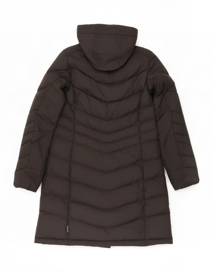 Jack Wolfskin Damen Kapuzenmantel, gepolstert, UK 10/12, mittelschwarz, Polyester