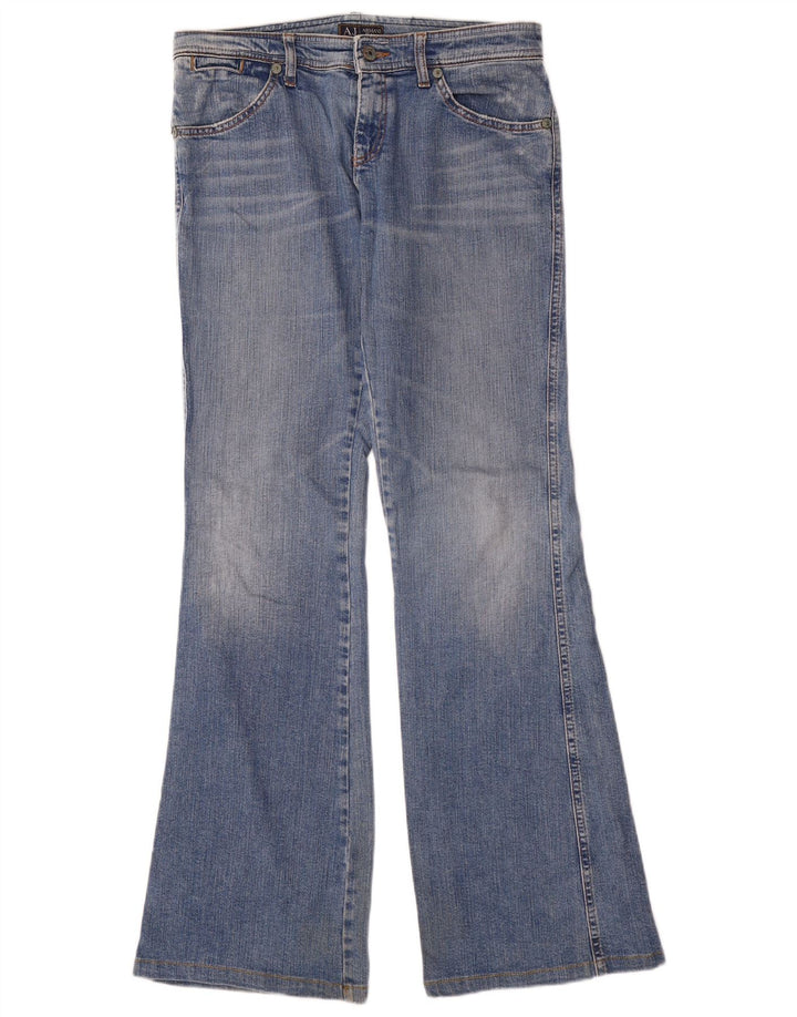 Armani Damen Bootcut Jeans W29 L34 Blau