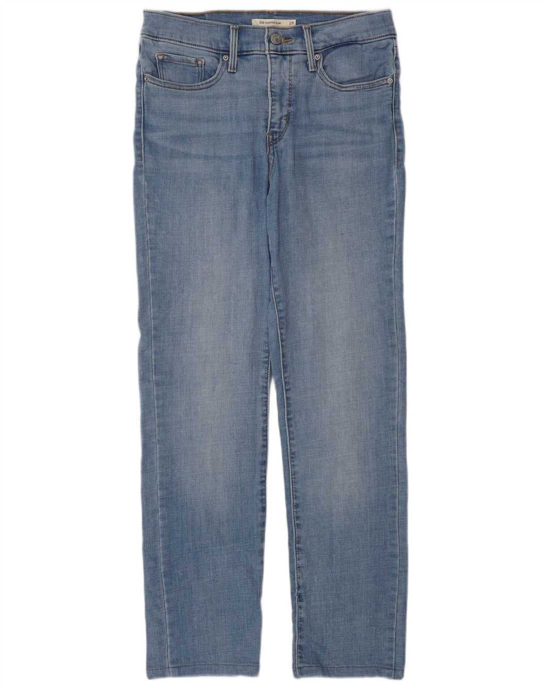 Levi's Damen 312 Shaping Slim Jeans W28 L27 Blaue Baumwolle