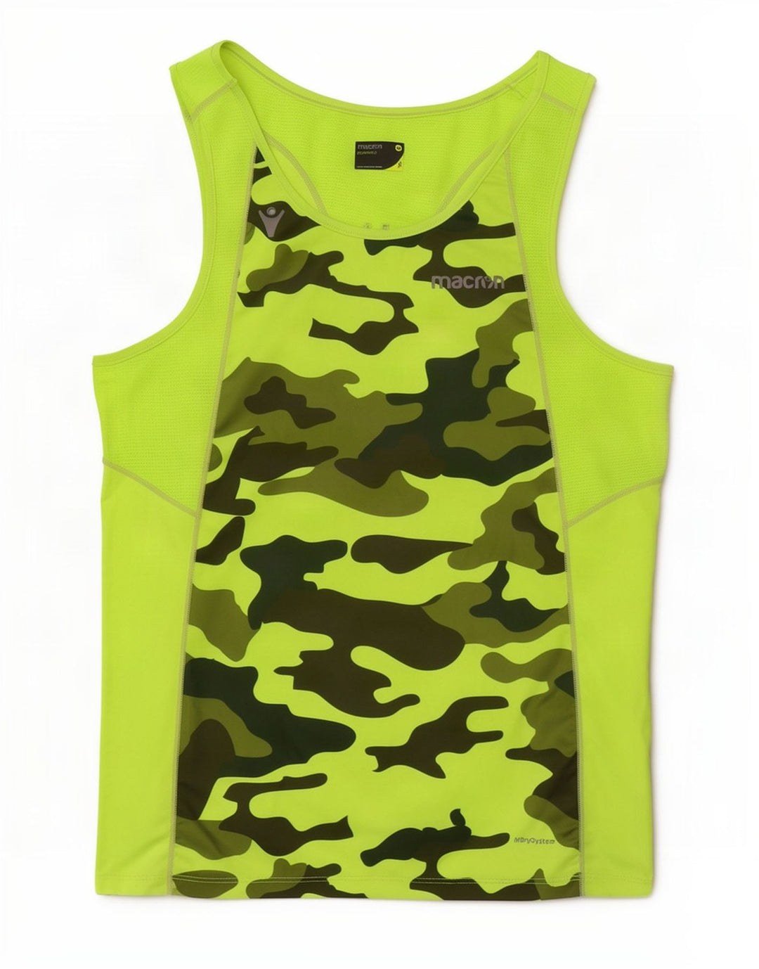 Macron Herren Weste Top Mittelgrün Camouflage
