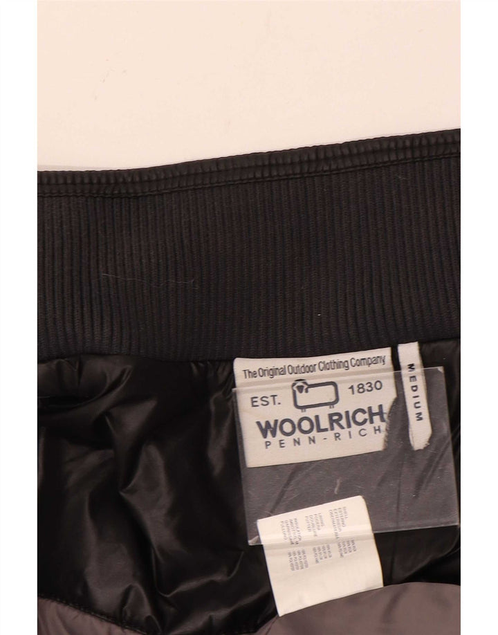Woolrich Herren Bomberjacke UK 38 Mittelschwarzes Nylon