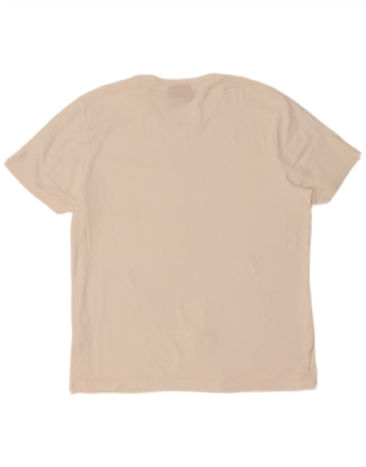 Hugo Boss Herren T-Shirt Top XL Weiße Baumwolle