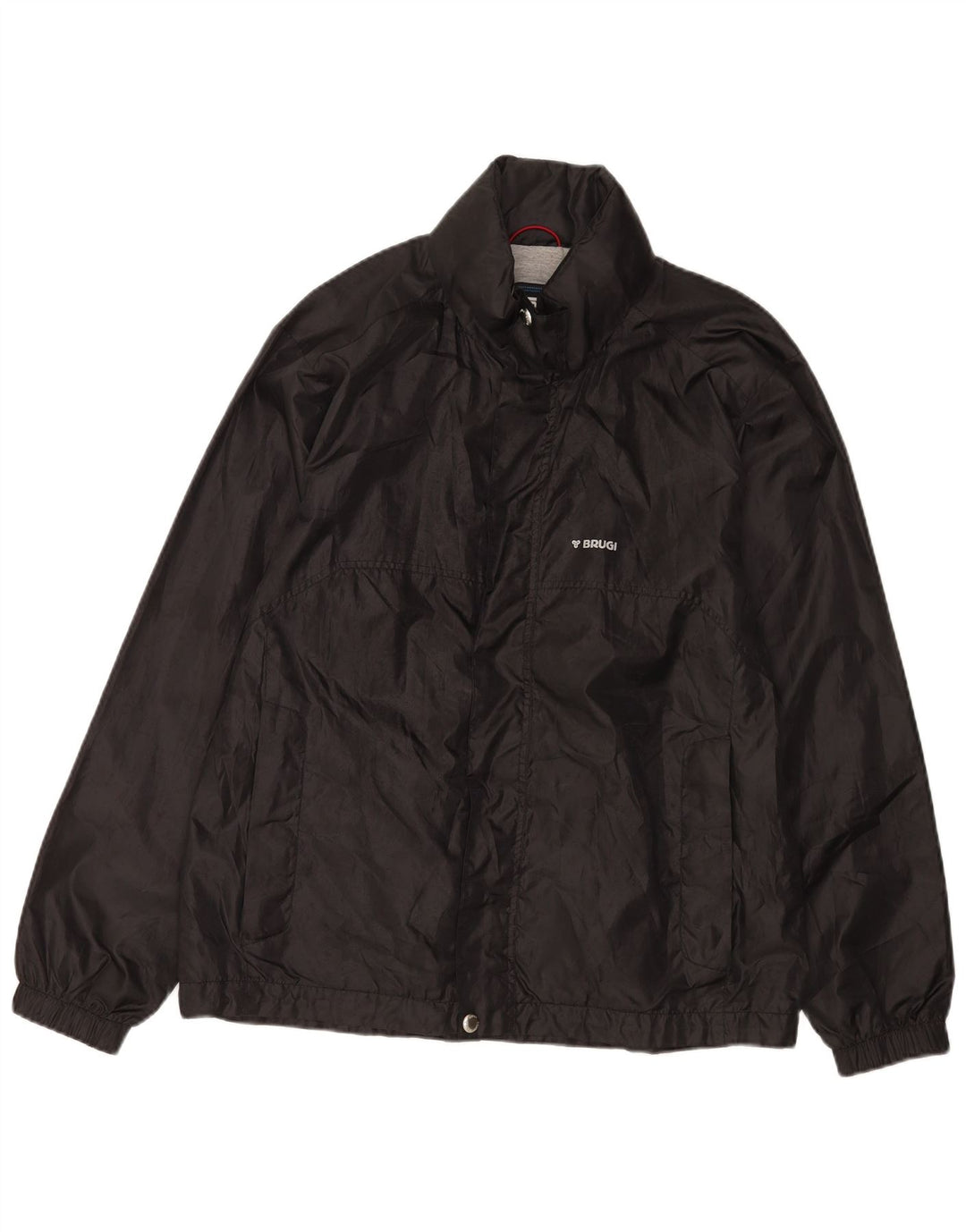 Brugi Herren Regenjacke UK 40 Large Schwarz Polyester
